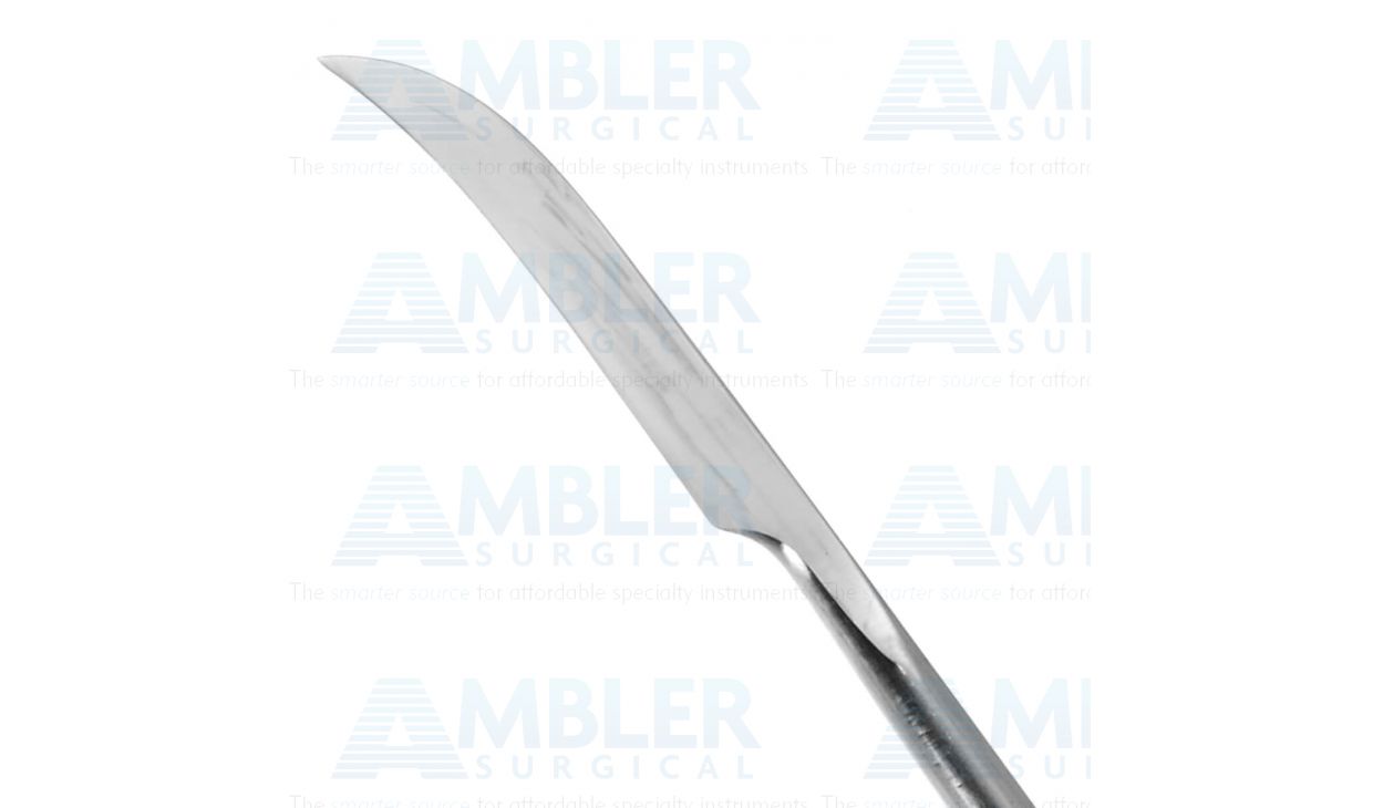 Jako Micro Laryngeal Knife, Length, Working: 8 5/8" (22.0 Cm), Overall: 11 5/8" (30.0 Cm), Sickle Blade