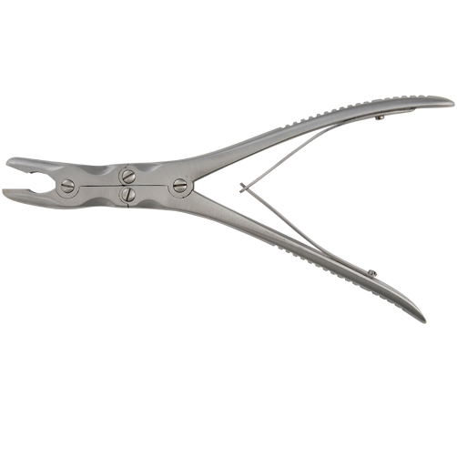 Leksell Bone Rongeur, Double-Action, Lightly Curved, 9" (23.0 Cm), 3.0 Mm Wide Jaws