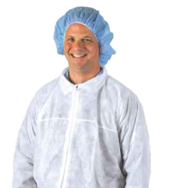 Standard Spunbond Coveralls-,XXLarge-Straight Wrist and Straight Ankle