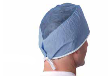 Sheer-Guard Surgeons Caps-,Multi-Layer Polypropylene Dark Blue
